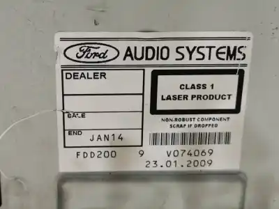 Автозапчасти б/у аудиосистема / радио cd за ford c-max (cb3) ambiente ссылки oem iam 8m5t18c815db  