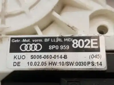 Автозапчасти б/у регулятор стекла переднего правого за audi a3 (8p) 1.9 tdi ambiente ссылки oem iam 8p0959802e  
