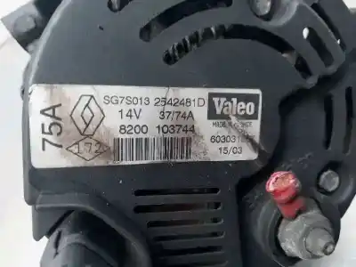 Автозапчастина б/у генератор для renault clio ii fase ii (b/cb0) authentique посилання на oem iam 8200103744  