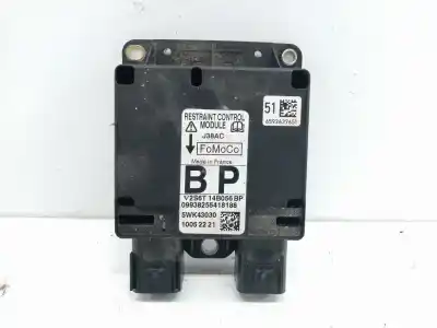 Peça sobressalente para automóvel em segunda mão centralina de airbag por mazda 2 berlina (dy) 1.4 diesel cat referências oem iam 09938255418188