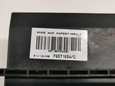 Автозапчастина б/у стійкість на нагревання для renault scenic (ja..) 1.9 dci authentique посилання на oem iam f657165wq  