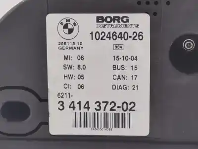 Peça sobressalente para automóvel em segunda mão quadrante por bmw x3 (e83) 3.0d referências oem iam 341437202  102464026