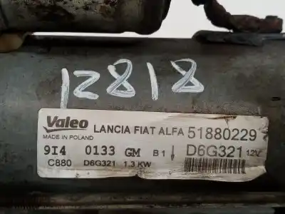 Peça sobressalente para automóvel em segunda mão motor de arranque por citroen nemo x referências oem iam 51880229  