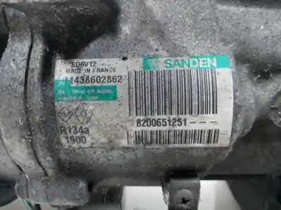 Second-hand car spare part air conditioning compressor for nissan note (e11e) visia oem iam references 8200651251  