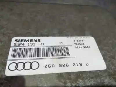 Автозапчастина б/у ебу контролер двигуна для audi a3 (8l) 1.6 ambiente посилання на oem iam 06a906019d  5wp4193