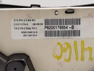 Second-hand car spare part dashboard for renault kangoo (f/kc0) alize oem iam references p8200176654b  8200176654b Second-hand car spare part dashboard for renault kangoo (f/kc0) alize oem iam references p8200176654b  8200176654b