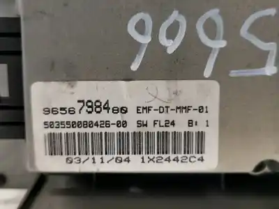 Pièce détachée automobile d'occasion écran multifonctions pour peugeot 307 (s1) xs références oem iam 9656798480  