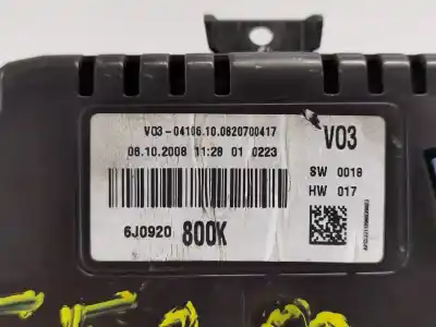 Peça sobressalente para automóvel em segunda mão quadrante por seat ibiza (6j5) reference referências oem iam 6j0920800k  