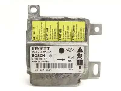 Автозапчастина б/у блок управління подушками безпеки для renault clio ii fase i (b/cbo) 1.9 d alize посилання на oem iam 7700428310d