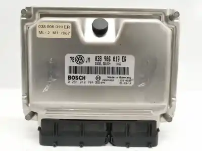 İkinci el araba yedek parçası ecu motor kontrol cihazi için volkswagen passat berlina (3b3) edition oem iam referansları 038906019er  0281010704