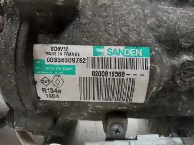 Second-hand car spare part air conditioning compressor for renault clio iii dynamique oem iam references 8200819568  