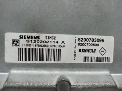 Second-hand car spare part ecu engine control for renault clio iii dynamique oem iam references 8200783095 s120202114a 8200700600