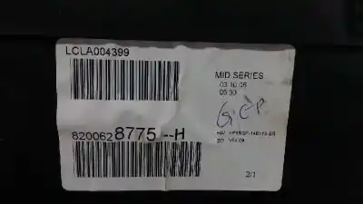 Second-hand car spare part dashboard for renault clio iii dynamique oem iam references 8200628775h  