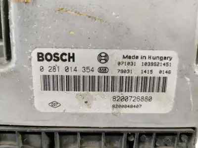 Second-hand car spare part ecu engine control for renault laguna iii authentique oem iam references 8200726880 8200848407 0281014354658