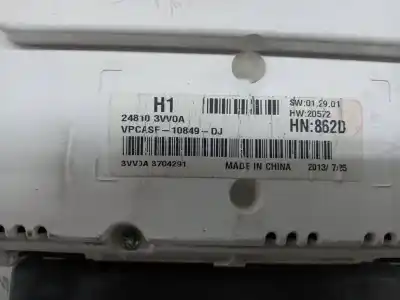 Second-hand car spare part dashboard for nissan note acenta oem iam references 248103vv0a 3vv0a3704291 vpcasf10849dj