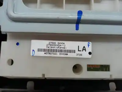 Peça sobressalente para automóvel em segunda mão comando de sofagem (chauffage / ar condicionado)  por nissan note acenta referências oem iam 275003vv0a  275003vv0aj