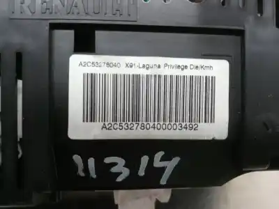 Peça sobressalente para automóvel em segunda mão quadrante por renault laguna iii dynamique referências oem iam 250450036r  