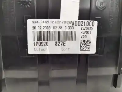 Peça sobressalente para automóvel em segunda mão quadrante por seat leon (1p1) reference referências oem iam 1p0920827e  