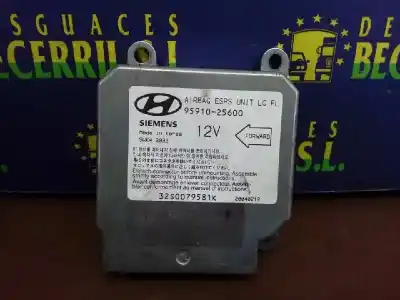 Автозапчасти б/у БЛОК УПРАВЛЕНИЯ ПОДУШКАМИ БЕЗОПАСНОСТИ за HYUNDAI ACCENT II (LC)  ссылки OEM IAM 9591025600  5WK42932