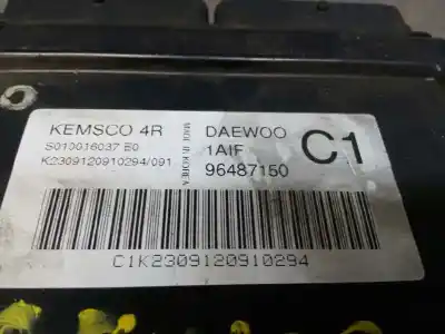Second-hand car spare part ecu engine control for daewoo tacuma sx oem iam references 96487150  s010016037eo