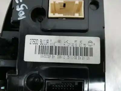 Peça sobressalente para automóvel em segunda mão comando de sofagem (chauffage / ar condicionado)  por nissan note (e11e) visia referências oem iam 275009u11a  