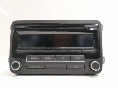 Second-hand car spare part audio system / radio cd for volkswagen touran (1t3) advance bluemotion oem iam references 1k0035186an