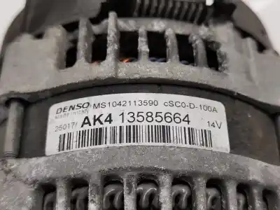 Second-hand car spare part alternator for opel corsa e selective oem iam references 13585664  ms1042113590