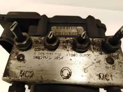 Pezzo di ricambio per auto di seconda mano abs per nissan note (e11e) acenta riferimenti oem iam 0265231732  476609u100