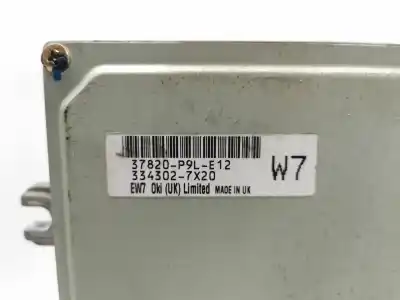 Second-hand car spare part ecu engine control for honda civic berlina .5 (ma/mb) 1.5 ls (mb3) oem iam references 37820p9le12  3343027x20