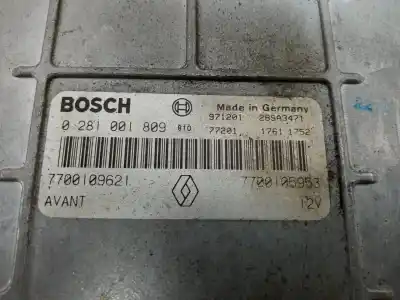 Peça sobressalente para automóvel em segunda mão centralina de motor uce por renault megane i scenic (ja0) 1.9 dti diesel cat referências oem iam 7700109621 0281001809 7700105953