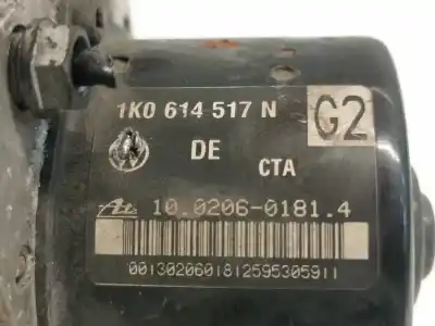 Peça sobressalente para automóvel em segunda mão abs por seat leon (1p1) reference referências oem iam 1k0614517n  1k0907379q