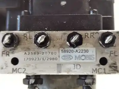 Peça sobressalente para automóvel em segunda mão abs por kia cee´d drive referências oem iam 58920a2230  