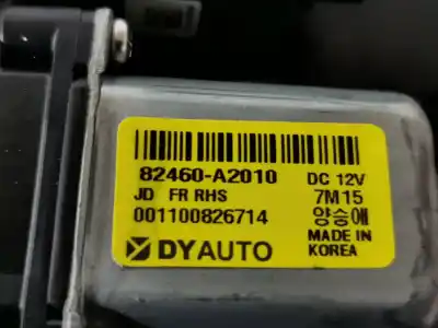 Second-hand car spare part passenger side right window regulator for kia cee´d drive oem iam references 82480a2311  82460a2010
