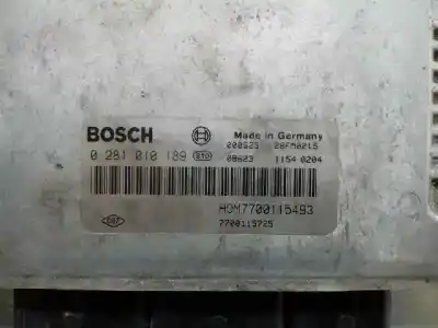 Автозапчасти б/у блок управления двигателем за renault scenic rx4 (ja0) 1.9 dci salomon ссылки oem iam hom7700115493 0281010189 7700115725
