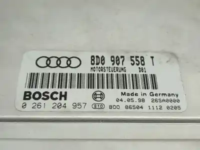 Second-hand car spare part ecu engine control for audi a4 berlina (b5) 1.8 oem iam references 8d0907558t  0261204957