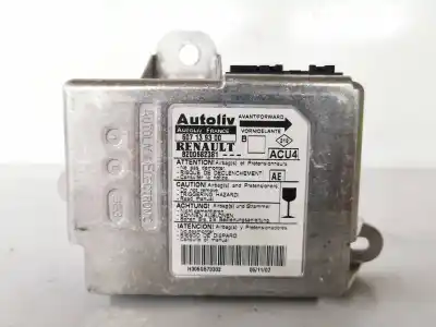 Peça sobressalente para automóvel em segunda mão centralina de airbag por renault megane ii berlina 5p confort expression referências oem iam 8200682381