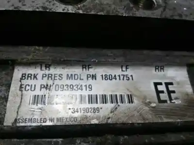 Second-hand car spare part abs for daewoo tacuma se oem iam references 18041751  18042267