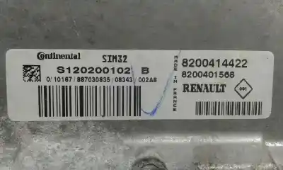 Second-hand car spare part ecu engine control for renault modus emotion oem iam references 8200414422 s120200120b 8200401568