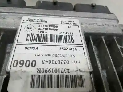 Second-hand car spare part ecu engine control for renault kangoo expression oem iam references 237101989r 237101990r 237101990r
