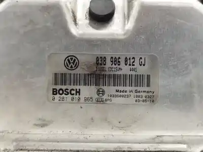 Автозапчастина б/у ебу контролер двигуна для skoda fabia familiar (6y5) comfort посилання на oem iam 038906012gj  0281010965