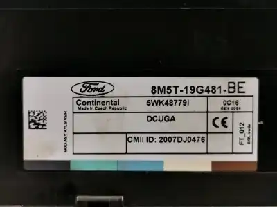 Second-hand car spare part electronic module for ford focus lim. (cb4) titanium oem iam references 8m5t19g481be  