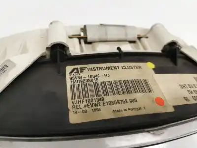 Second-hand car spare part dashboard for ford galaxy (vx) clx oem iam references 95vw10849hj  7m0920801e
