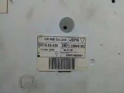 Peça sobressalente para automóvel em segunda mão quadrante por mazda 2 berlina (dy) 1.2 active (55kw) referências oem iam 3m7110849mc  