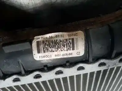 Second-hand car spare part water radiator for ford fiesta (ccn) ambiente oem iam references   