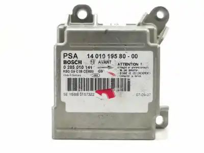Pezzo di ricambio per auto di seconda mano centralina airbag per citroen jumpy 2.0 hdi 120 atlante combi riferimenti oem iam 1401019580  0285010141
