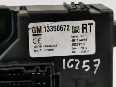 Second-hand car spare part fuse box unit for opel corsa d color edition oem iam references 13350672 28269217 401154265