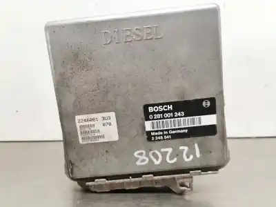 Second-hand car spare part ecu engine control for bmw serie 3 berlina (e36) 318tds oem iam references 2245541  0281001243