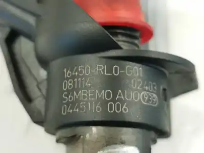 Second-hand car spare part injector for honda cr-v (re) comfort oem iam references 0445116006 16450rl0g01 