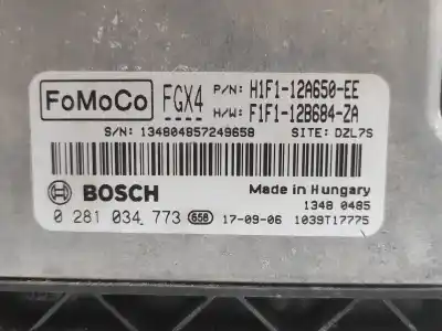 Second-hand car spare part ecu engine control for ford focus turn. (cb8) st line tdci oem iam references h1f112a650ee  f1f112b684za