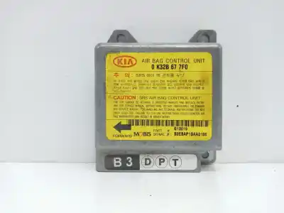 Peça sobressalente para automóvel em segunda mão centralina de airbag por kia rio ls berlina referências oem iam 0k32b677f0